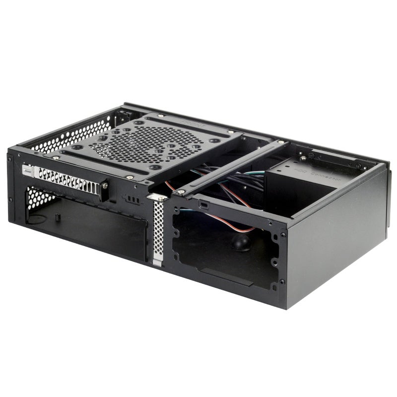 Silverstone Tek 0.8mm Steel Body Mini-ITX Media Center/HTPC Computer Case with Aluminum Front Panel ML06B - Image 5